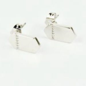 Marcia Moran Silver Stud Earrings
